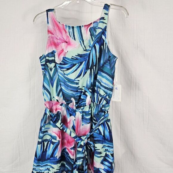 Kinnucans Rio Romper Maliblue Women's Size Medium Hawaiian Printed - Picture 3 of 7